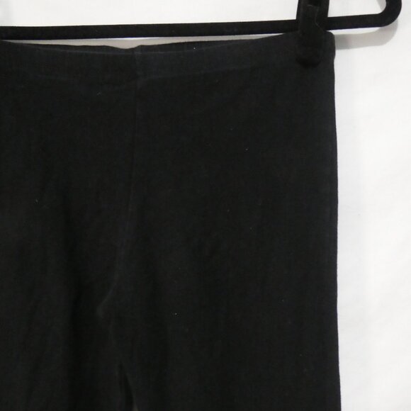 Unbranded | 12.5 inch waist measured | Black Leggings With Bottom Lace Hem - Picture 5 of 16